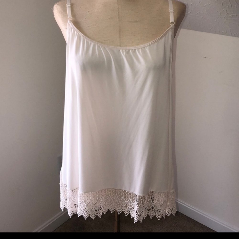 Lace bottom camisole